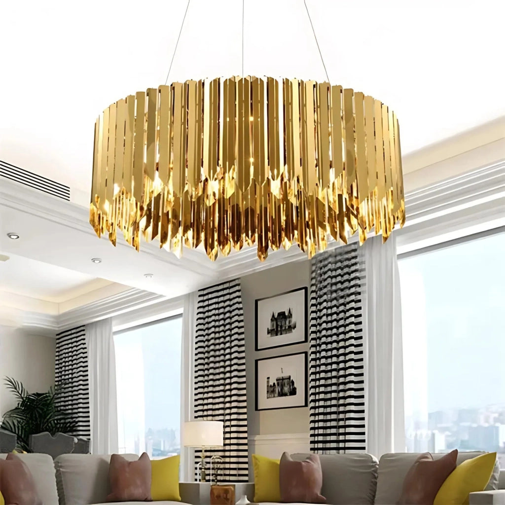 Lampada APP1764-8CP Metal Gold