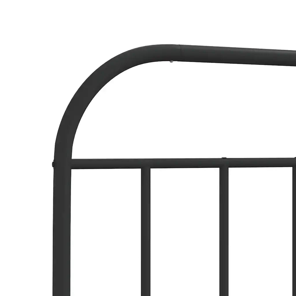 Testiera di Ricambio in Metallo Nero 140 cm 353668