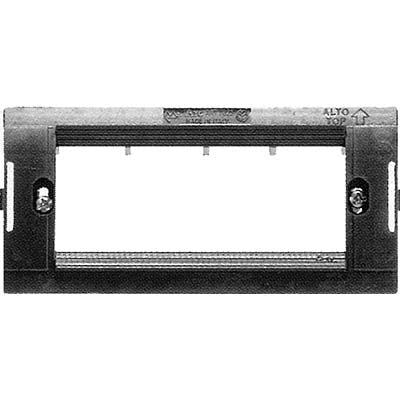 SUPPORTO FRUTTI ARC MARLANVIL - PC NERO POSTI 4- 10 pezzi
