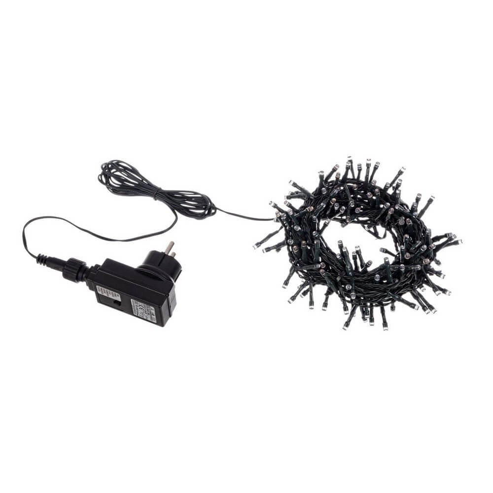 Snake luminoso 560 LED multicolore 5 mm filo verde IP44