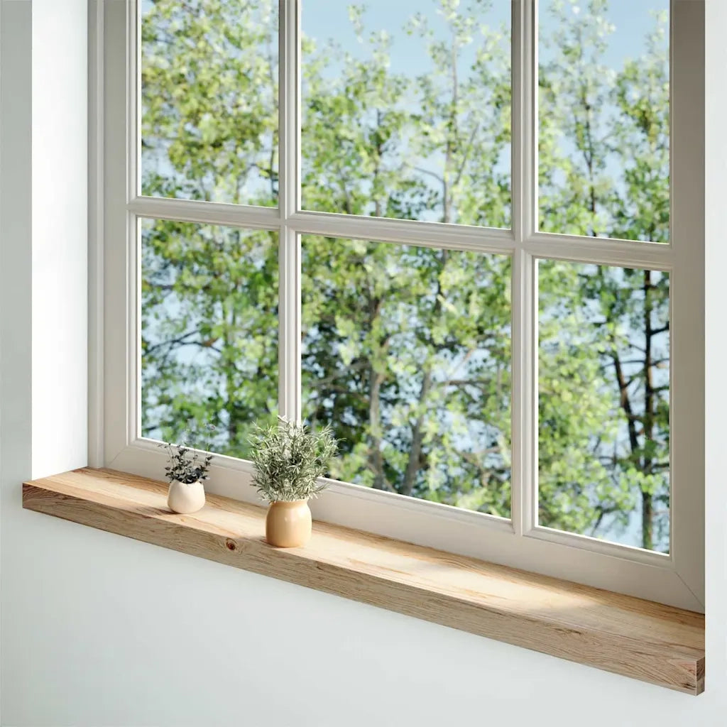 Davanzali 2 pz Non Trattati 140x15x2cm Legno Massello di Rovere CFW6878333