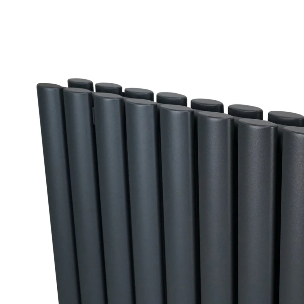 Radiatore a colonna ovale - 1800mm x 240mm - Grigio Antracite