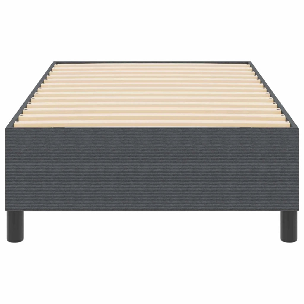 Struttura letto piattaforma Grigio scuro 90 x 200 cm 3337388