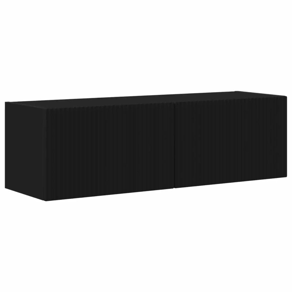 Set mobile TV 4 pcs Nero Legno multistrato 3409160