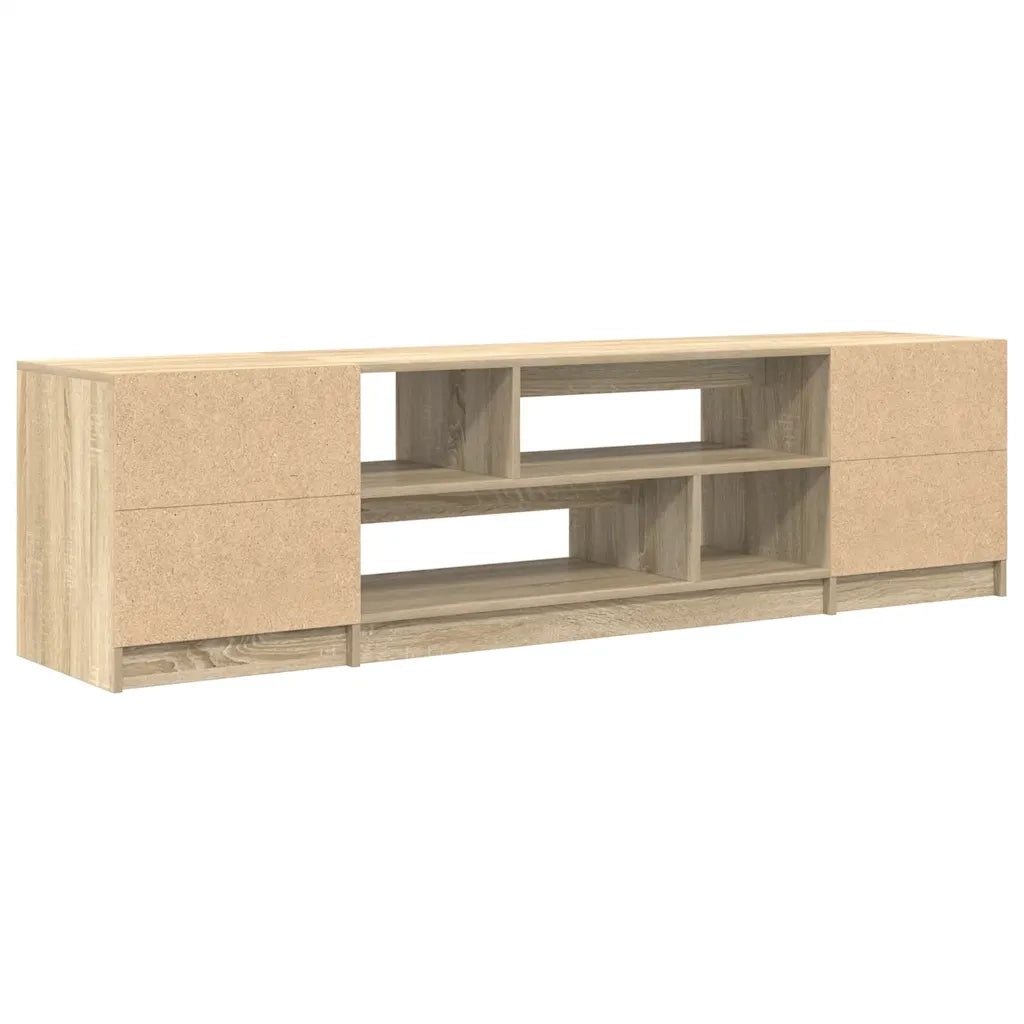 Mobile Porta TV-Credenza per TV Rovere Sonoma 188,5x41x50 cm in Truciolato