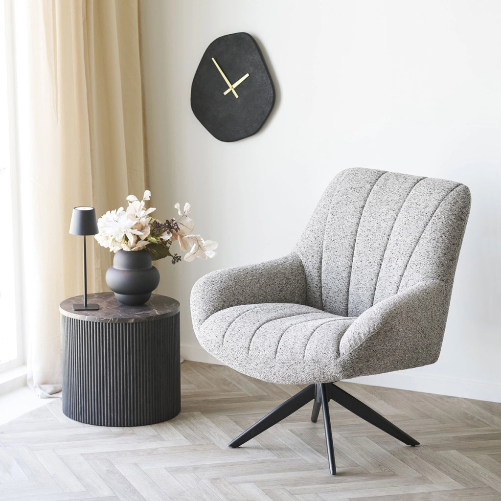 Tavolino Rota, Marrone, MDF, 45x45x40 cm