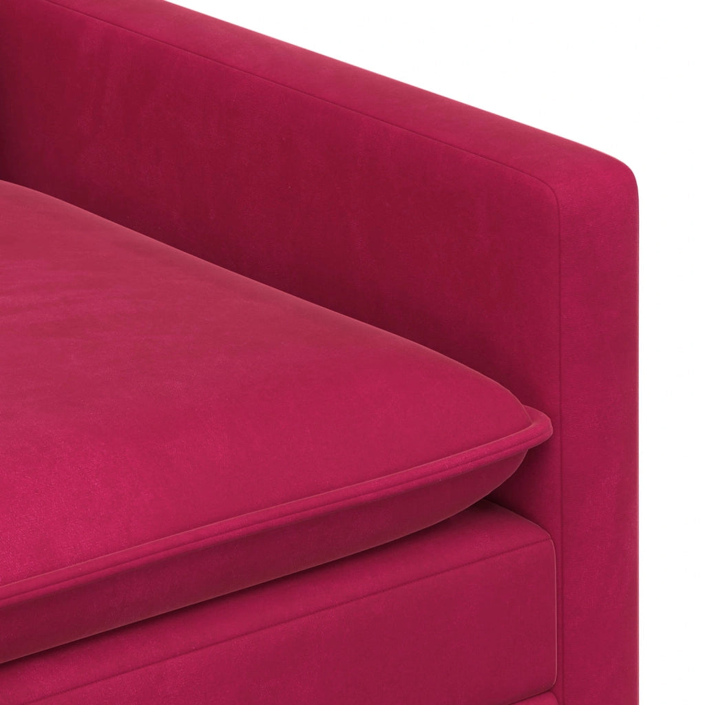 Set di divani 2 pcs Rosso Vino Velluto 3417113