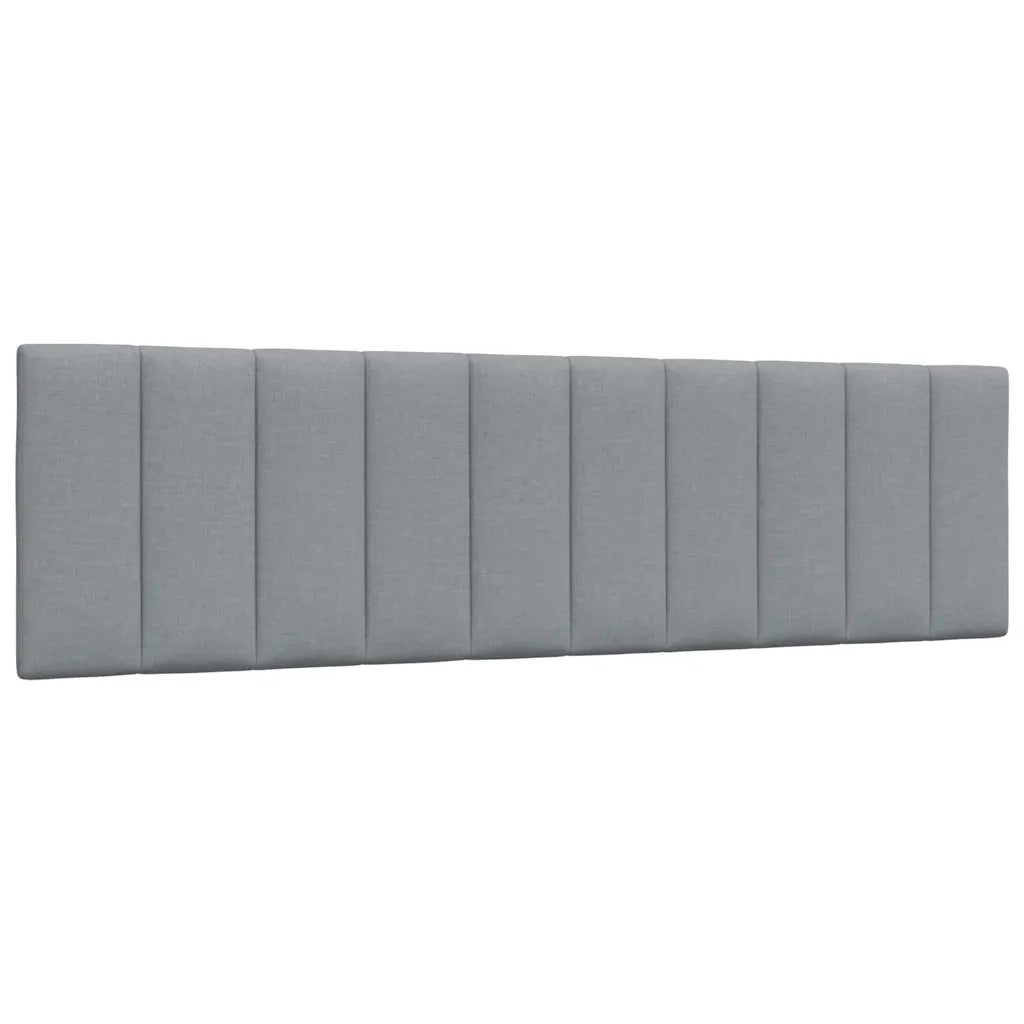Coussin de tête de lit Hanko gris clair 180 cm tissu