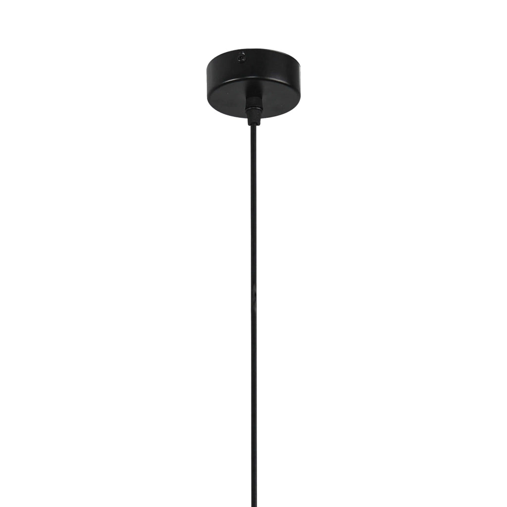 Lampada a sospensione Light Prestige Solin nera E27 Ø10