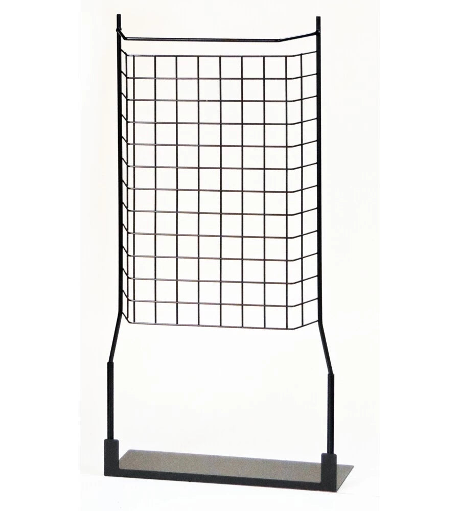 Griglia salvaustioni con piedistallo 37x18x83 cm per stufe a pellet e legna con appendino superiore