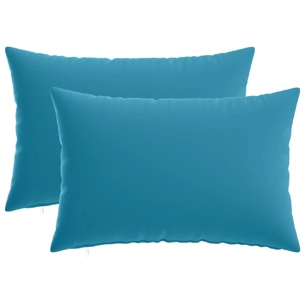 Federa 2 pcs HEERLEN Azzurro 30 x 50 cm Poliestere 907837