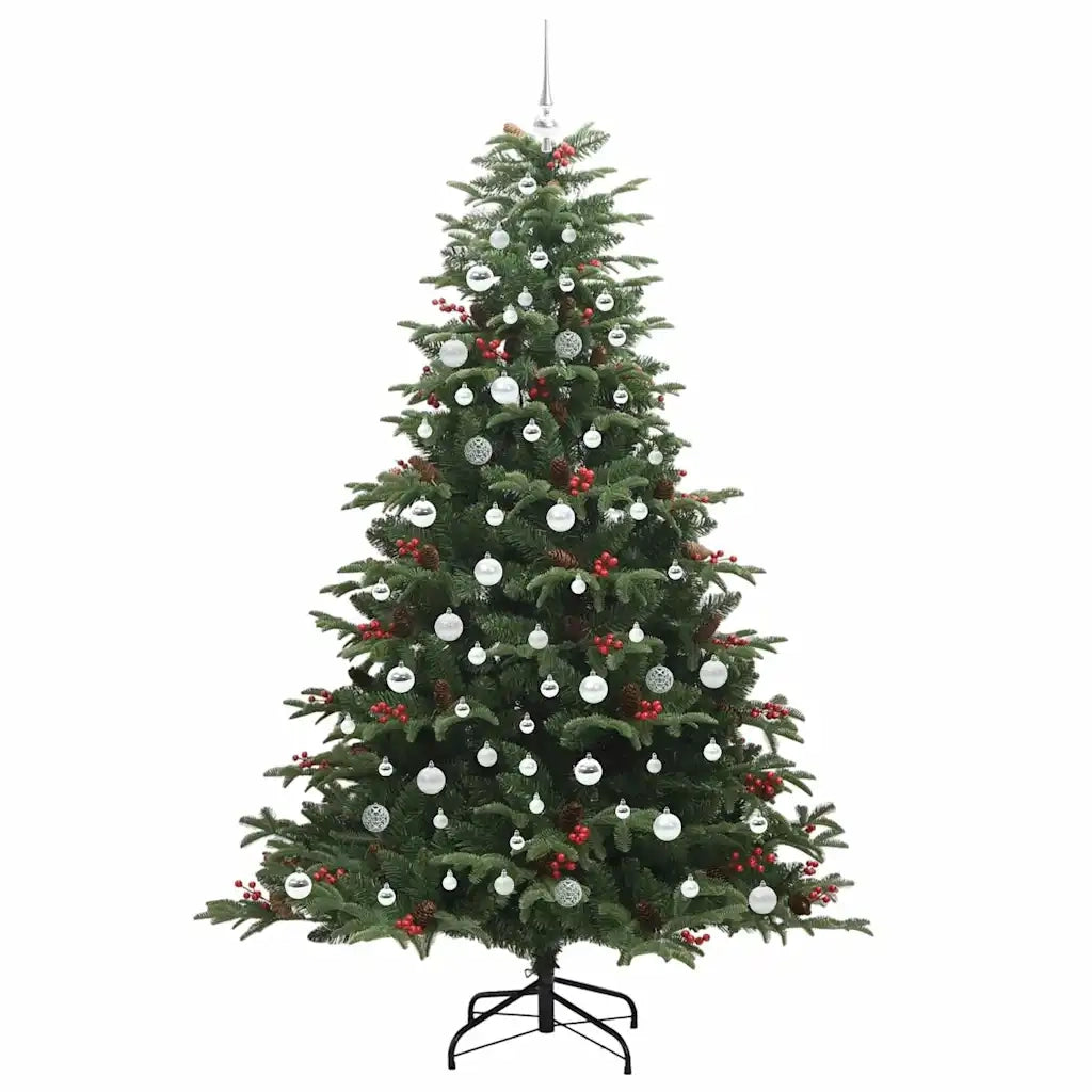 Albero di Natale artificiale con 300 LED Verde 210 cm 3395564