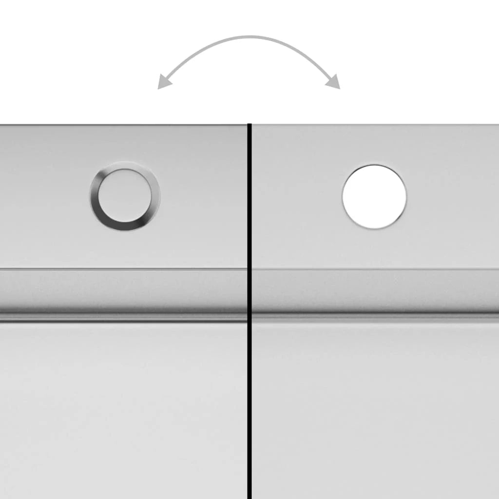 Lavello da cucina fatto a mano lavello da bagno per interni installazione in cucina 70 x 44 cm acciaio inox argento 02_0002465