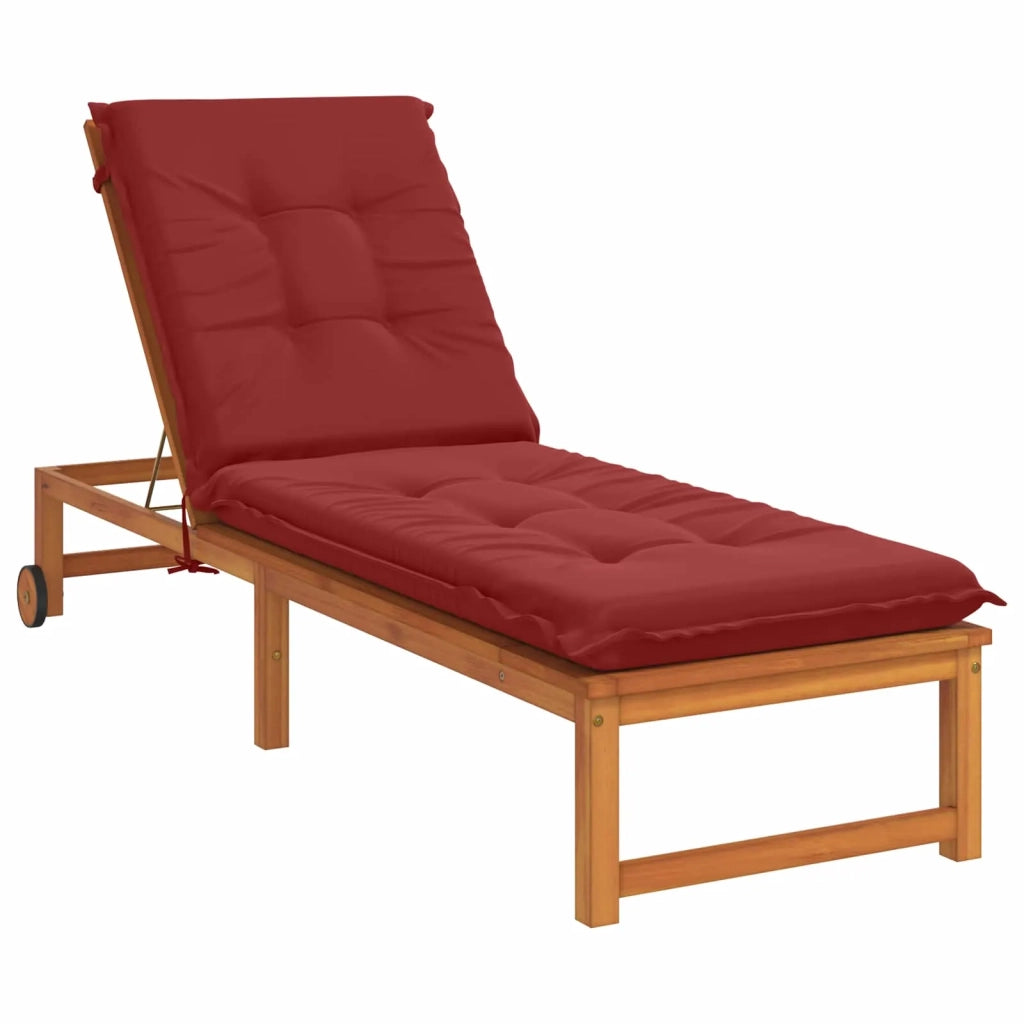 Cuscino per Lettino GEMERT 100% Poliestere Rosso Vino 947397