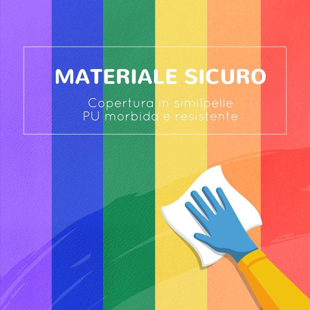 Cubi Giocattolo Morbidi per Bambini ¨C Minimal ¨C 20x20x20 cm Multicolore
