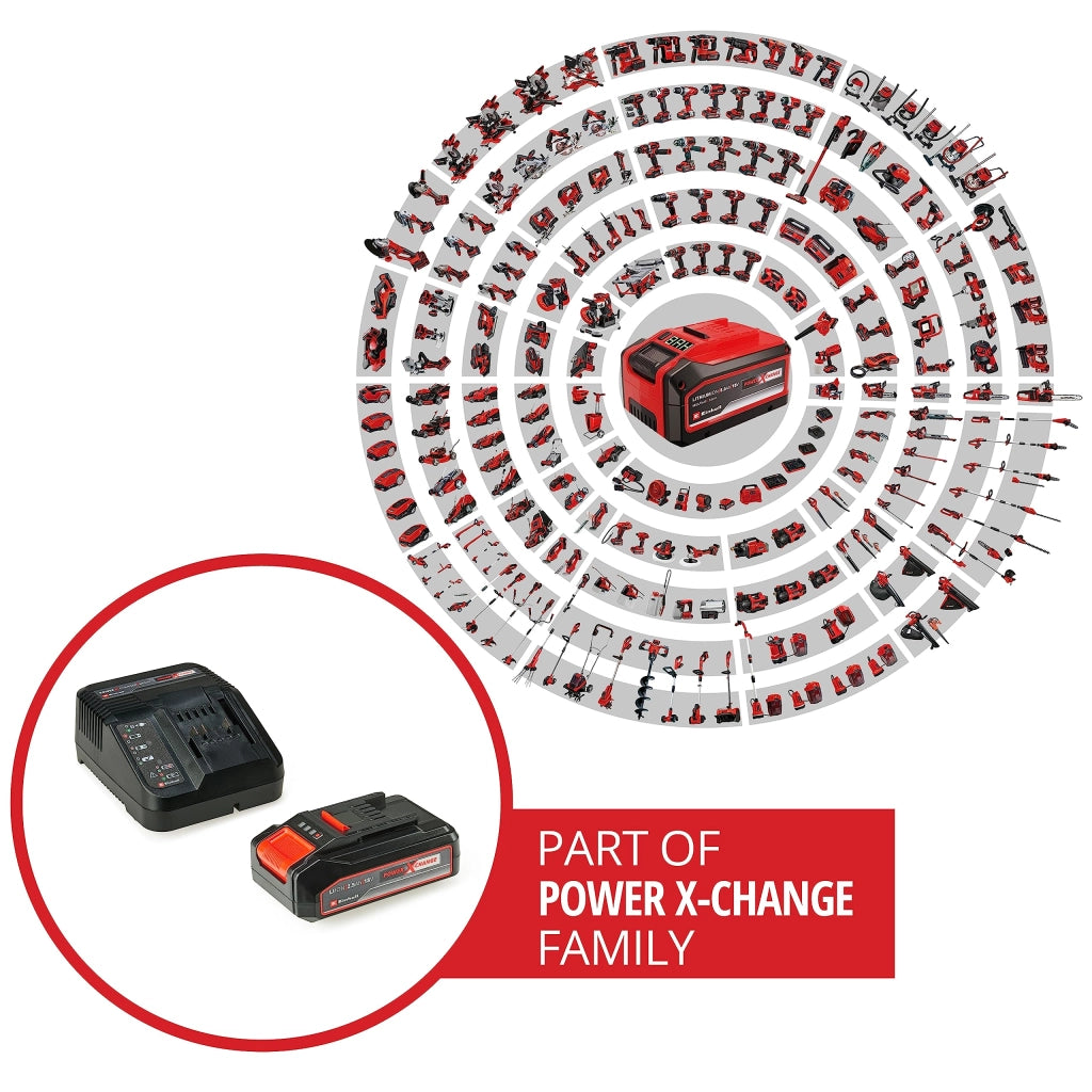 Batteria + Caricabatteria Power x Change 18 V 2 5 Ah Einhell
