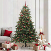 Albero di Natale artificiale con 300 LED Verde 210 cm 3395559