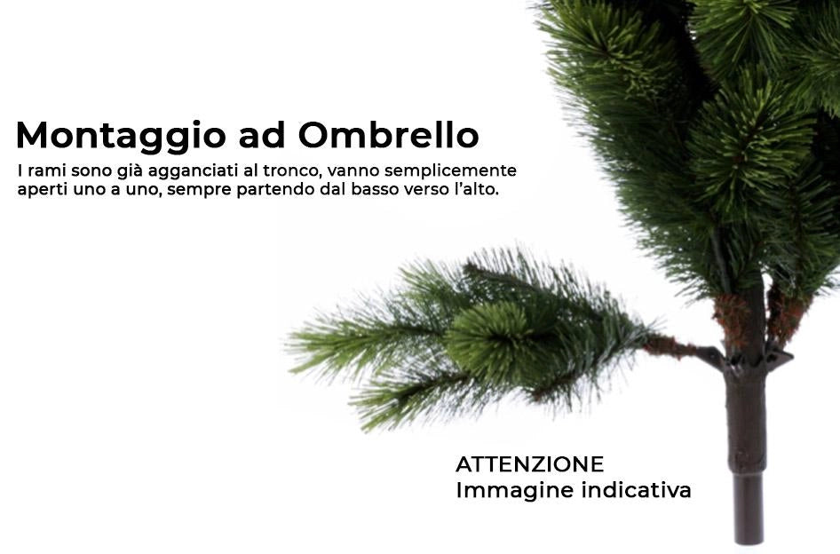 Albero di Natale Artificiale 270 cm 2209 Rami Verde