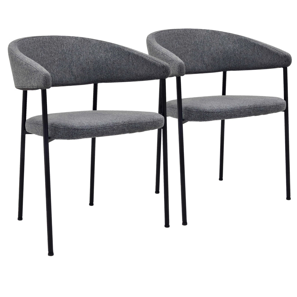 Oviala - Set di 2 poltrone in multistrato e tessuto ruggine