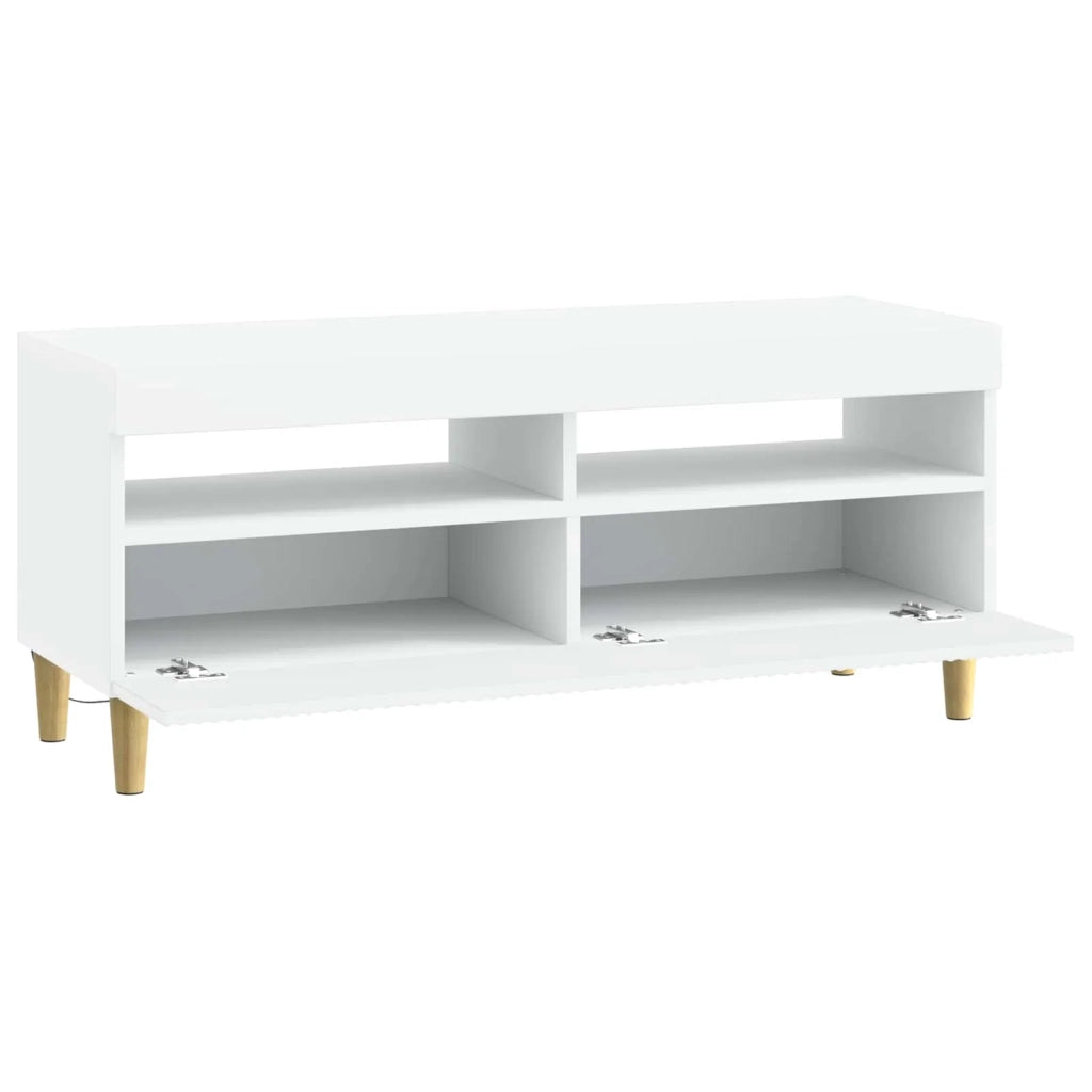 Mobile TV LED ARNHEM 100 x 35 x 43 cm Bianco 896765