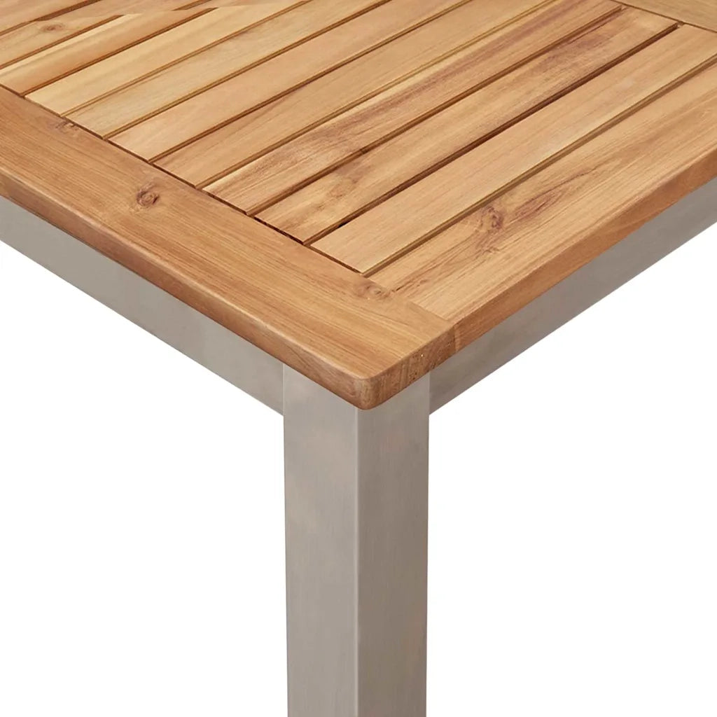 Set da Pranzo per Giardino 9 pcs Legno di Acacia Massello 3334780