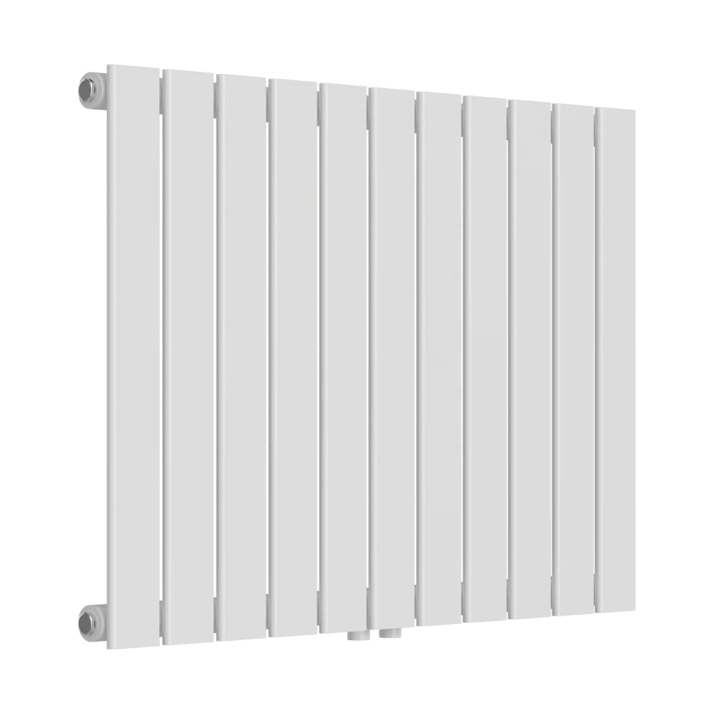 Radiatore a pannello di design piatto 616 watt acciaio 60 x 80 cm bianco 03_0010456