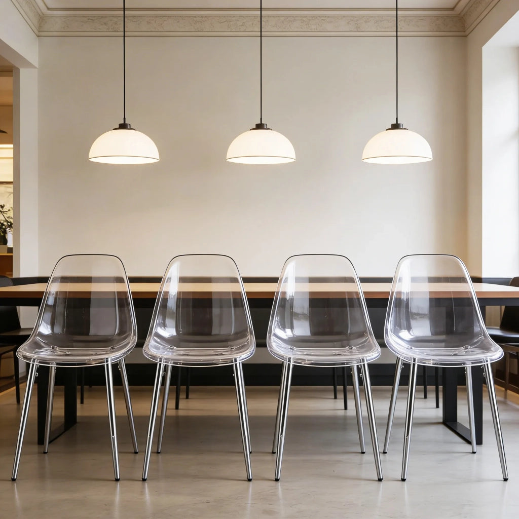 Set da pranzo 5 pezzi: 1 tavolo + 4 sedie