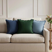 Cuscino con cuscino HOUTEN 2 pz Blu Lino 932435