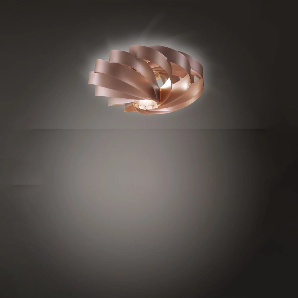 Plafoniera Moderna Flat Polilux ® Rame 1 Luce E27 D50Cm
