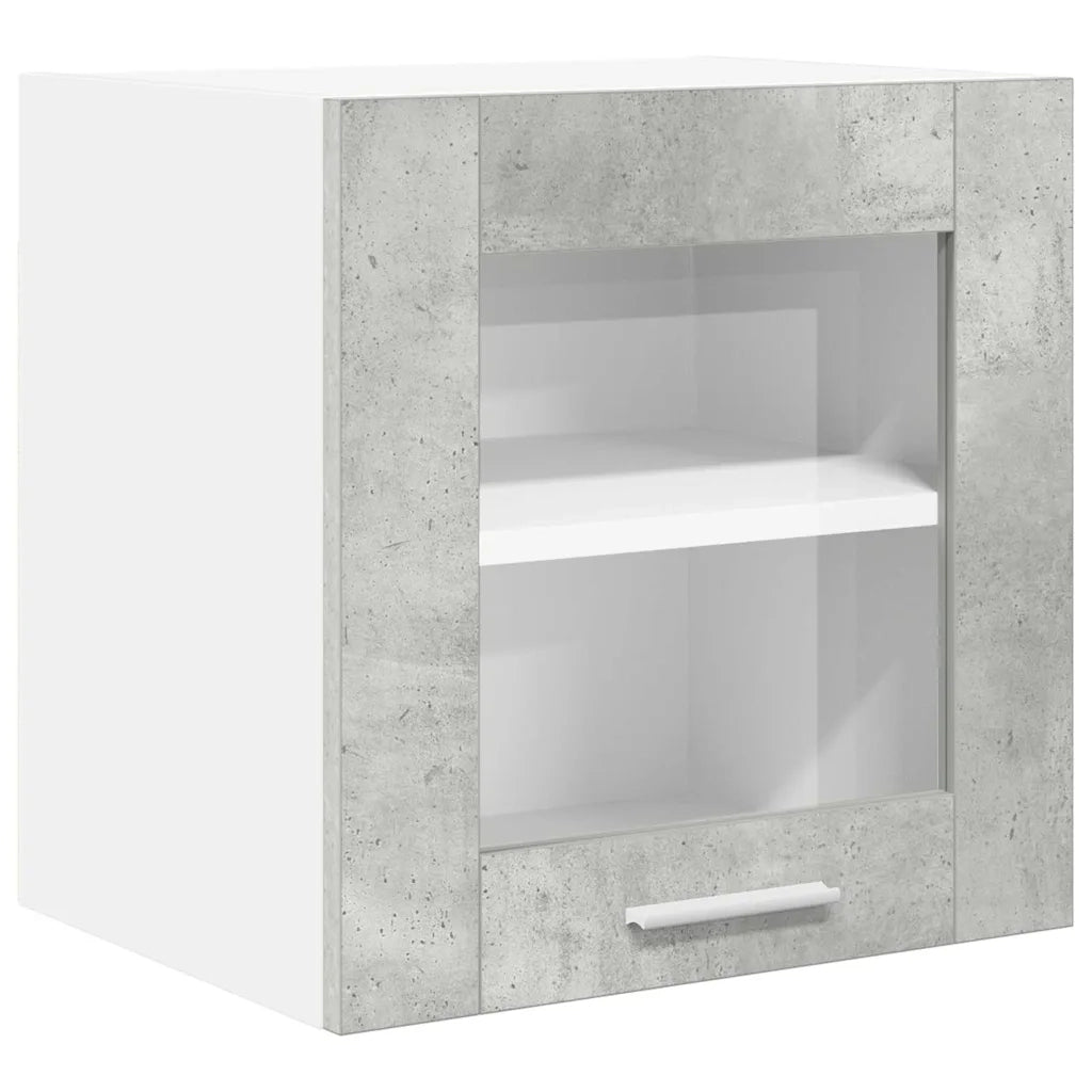 Armadio pensile Riga 2 pcs Grigio cemento 40 x 31 x 40 cm 884201