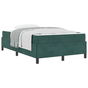Letto matrimoniale | Letto per adulti | Struttura del letto Verde Scuro 120 x 200 cm Tessuto