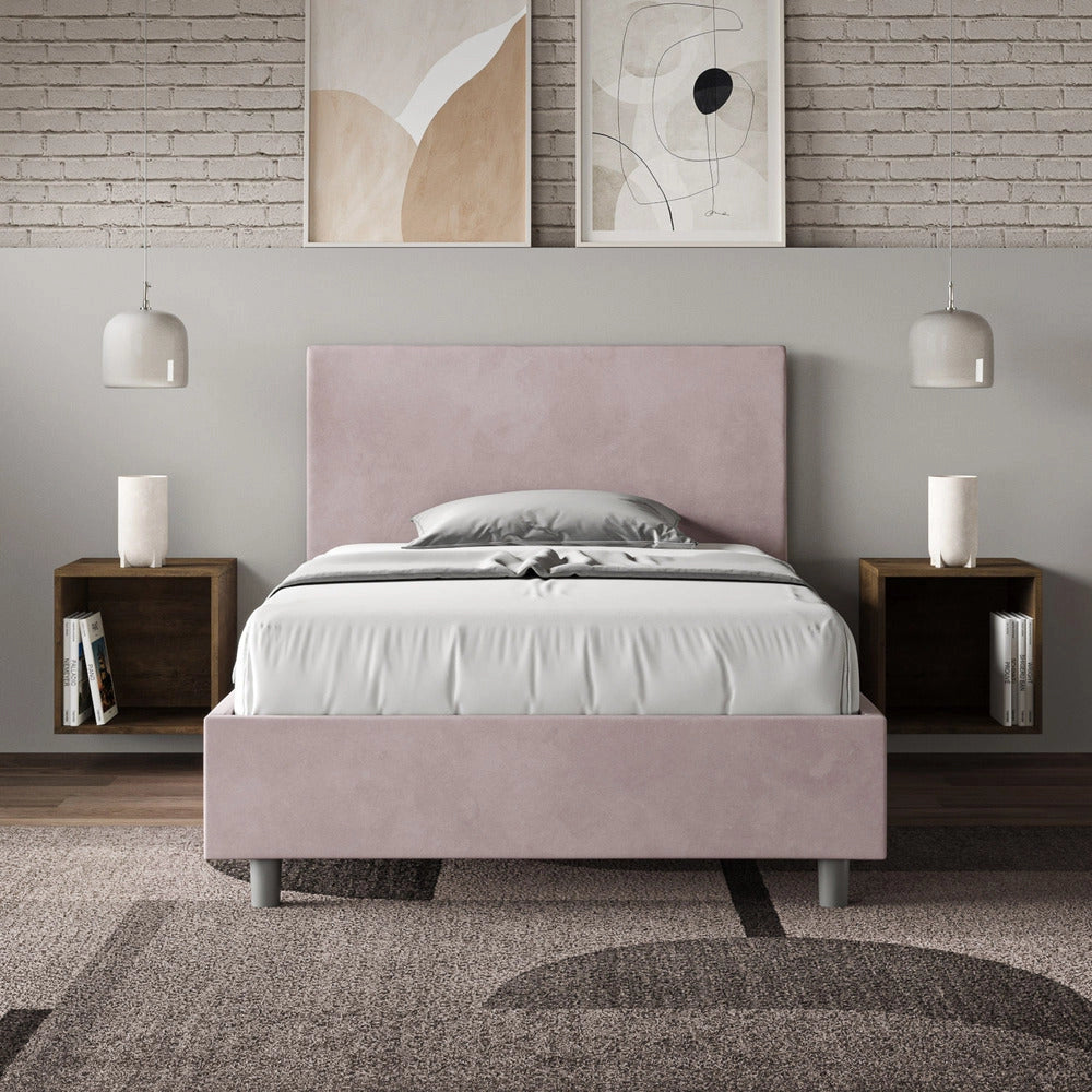 Letto 1 Piazza e Mezzo 120x200 cm Senza Rete Adele Glicine