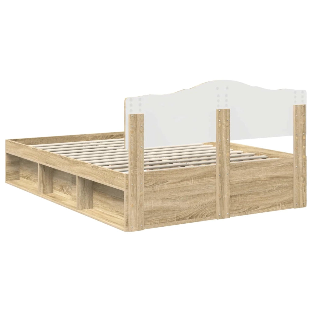 Letto matrimoniale | Letto per adulti | Struttura del letto Sonoma 140 x 200 cm Pino massello