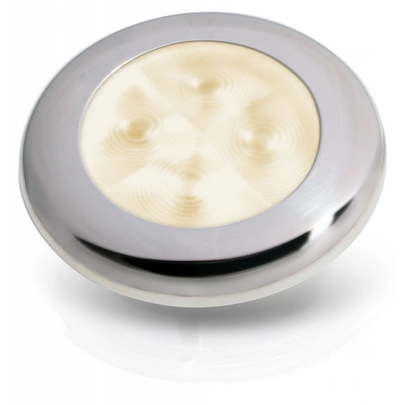 LUCE CORTESIA BIANCO CALDO-INOX 24V