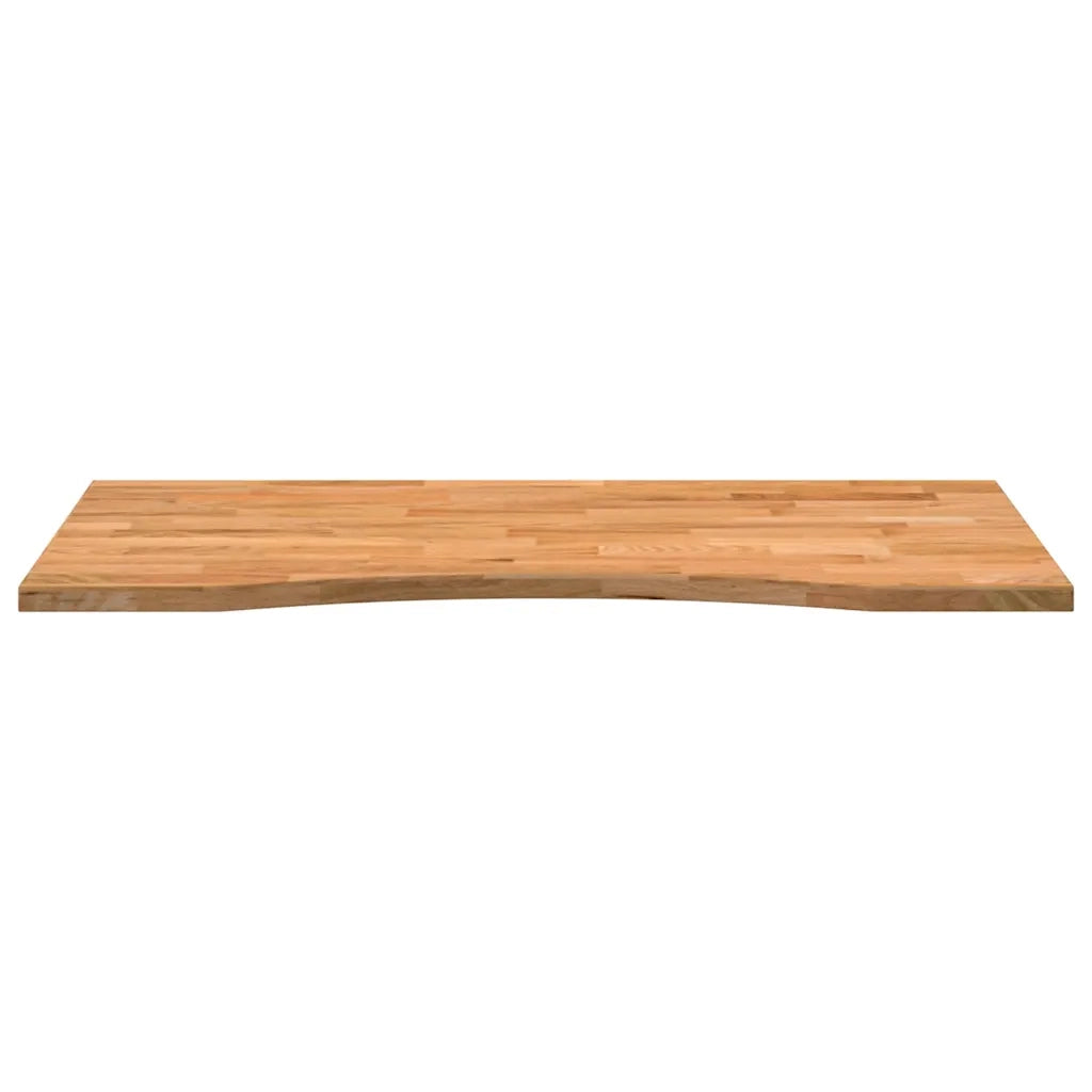 Dessus de bureau marron clair bois chêne massif rectangulaire