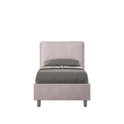 Letto Singolo 90x200 cm con Rete e Contenitore Antea Glicine