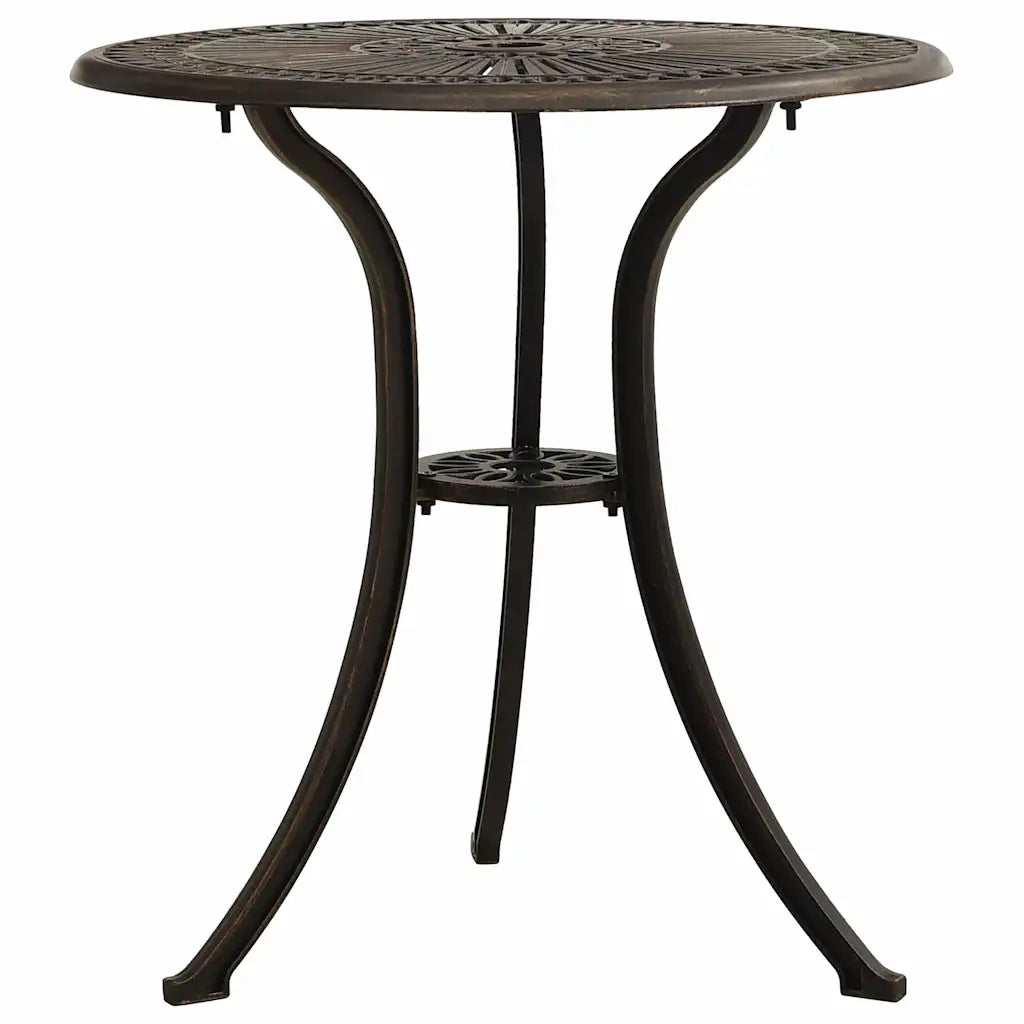 Set da Bistrot 3 pz in Alluminio Pressofuso Bronzo 3070565
