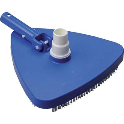 SPAZZOLA PISCINA ASPIRANTE TRIANGOLARE DOMUS  ATTACCO MM 28 TUBO MM 32/38