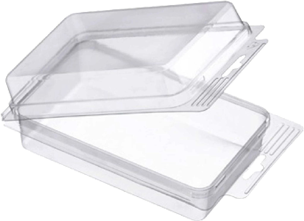 BIVALVA TERMOFORMATA IN PVC  110x50x30 mm