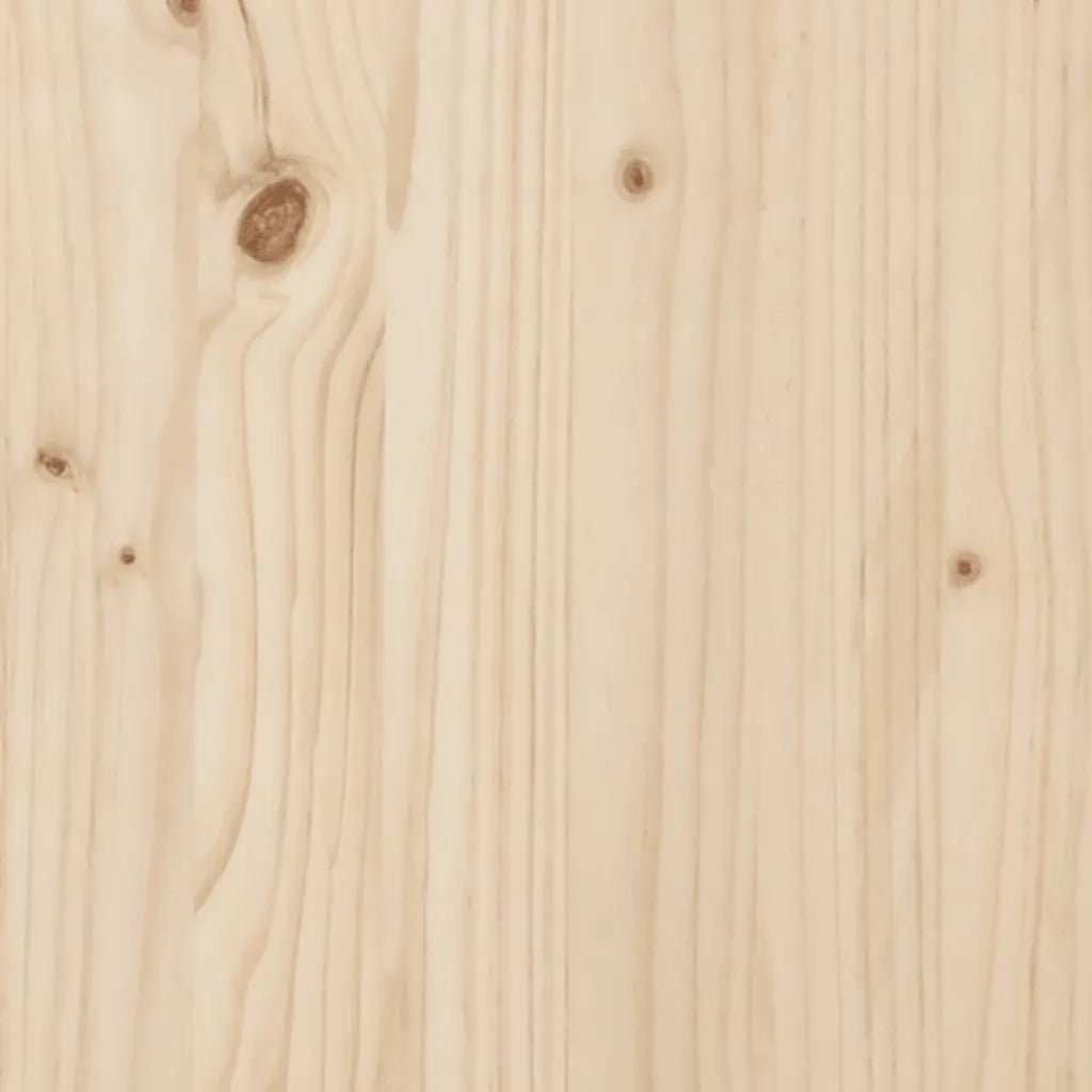 Fioriera da giardino a 3 livelli dal design rustico 83 x 83 x 27 cm realizzata in legno di pino naturale 02_0048485