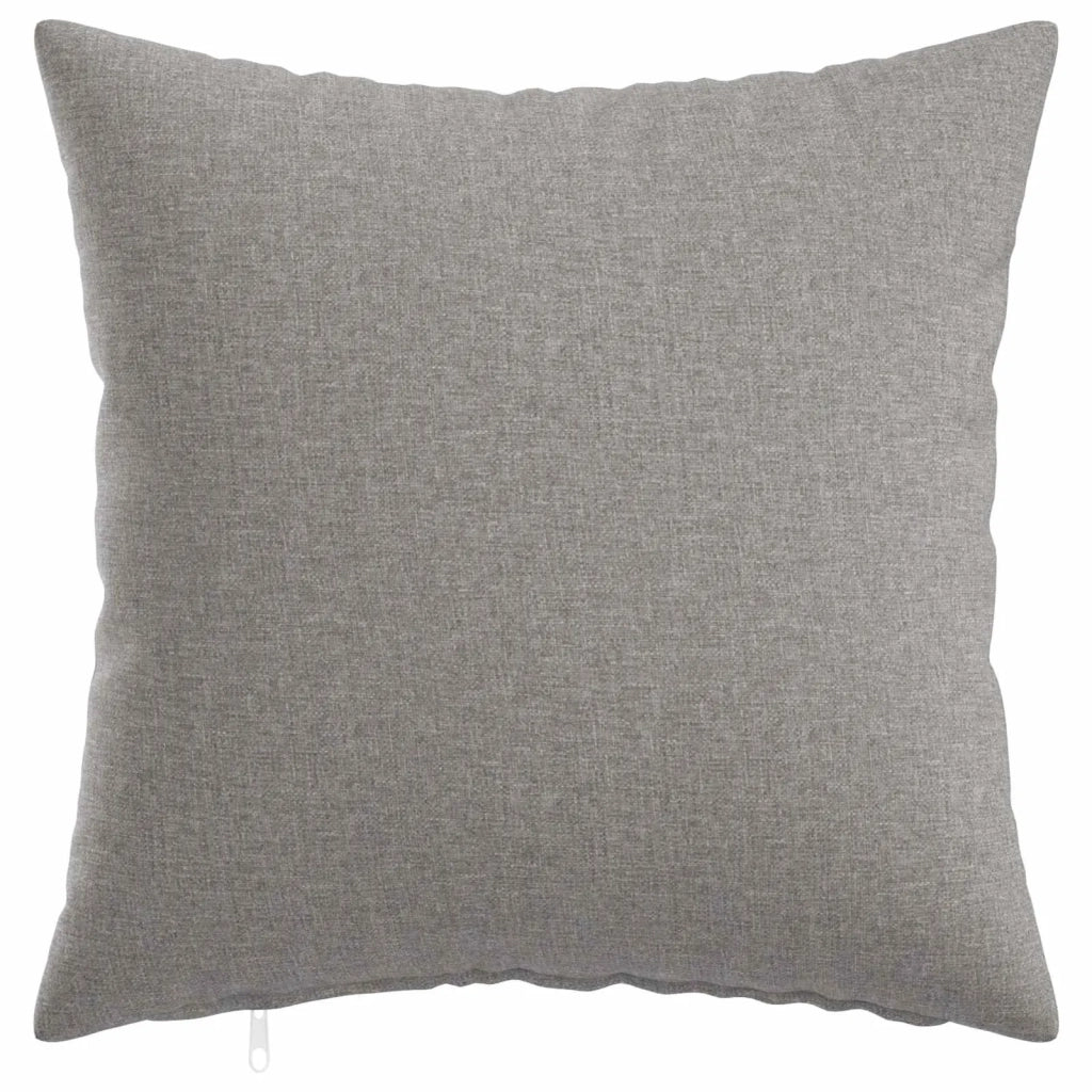 Federa 6 pz HEERLEN Grigio Nuvola 45 x 45 cm Tessuto 910268