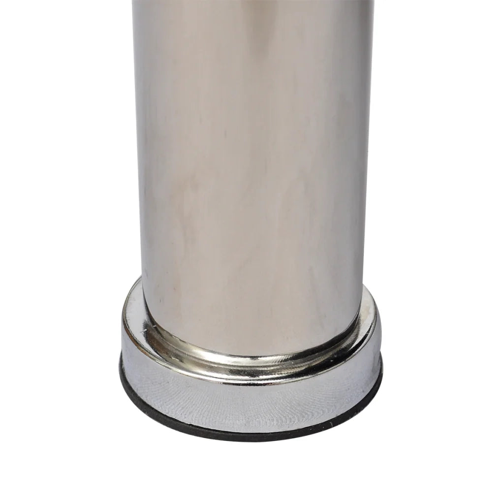 Tavolino da caffè di design vetro bianco e nero 2 ripiani 65 x 45 cm 0902029