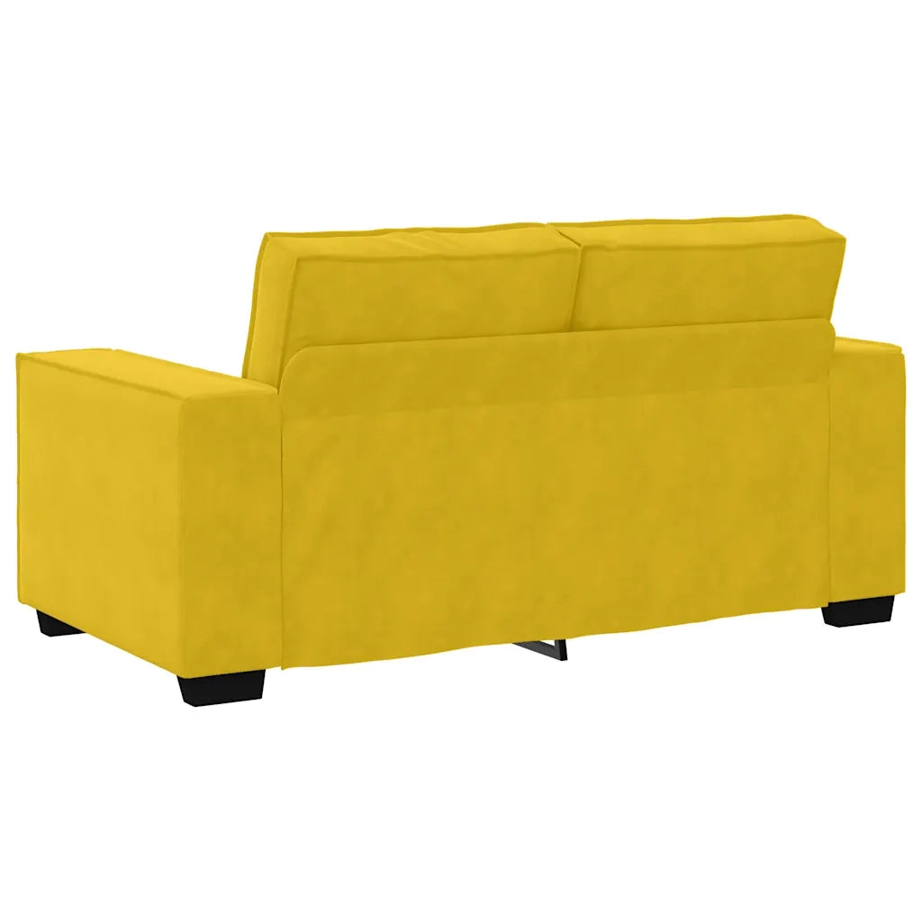 Set di Divani 2 pz con Cuscini giallo in Velluto 3324706