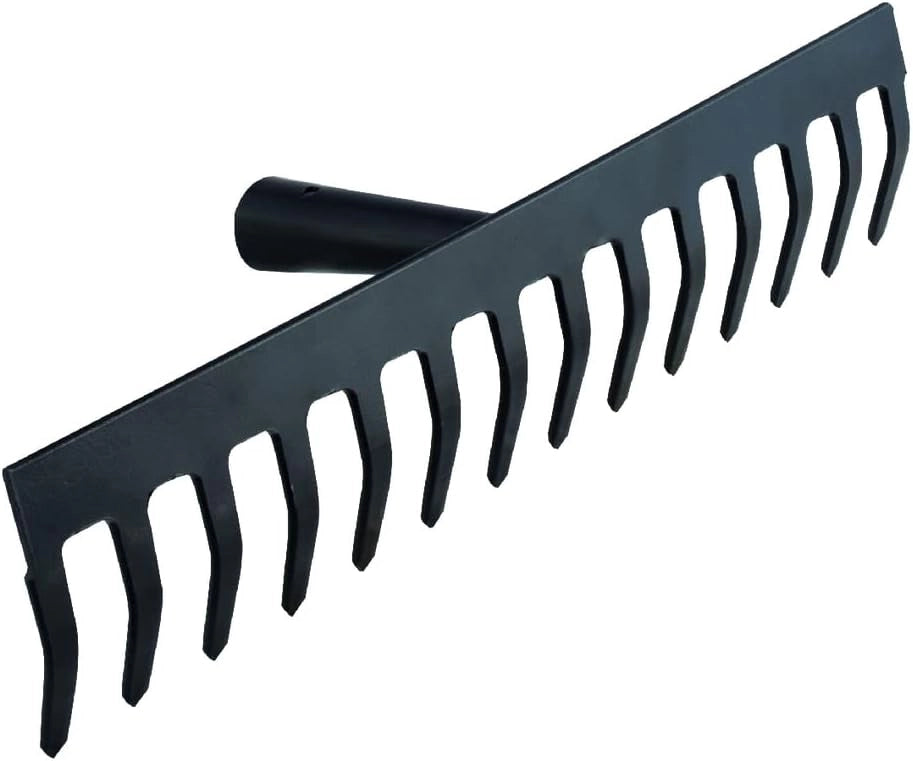 VERDELOOK Rastrello Verniciato 16 Denti