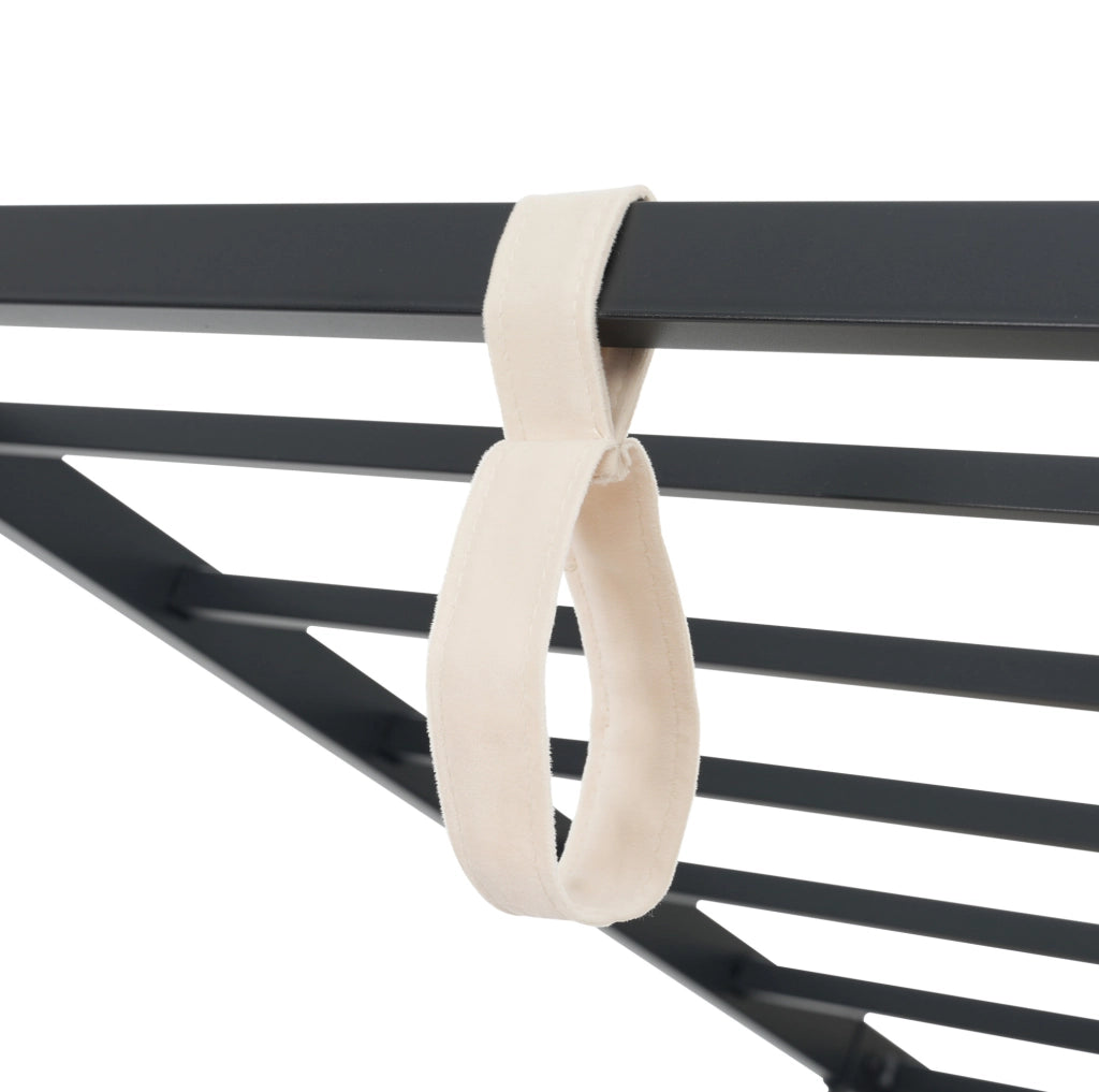 Letto Giorno Poltrona 90x190 cm in Velluto Beige con Contenitore Idraulico e Rete in Metallo per Bambini, Senza Materasso