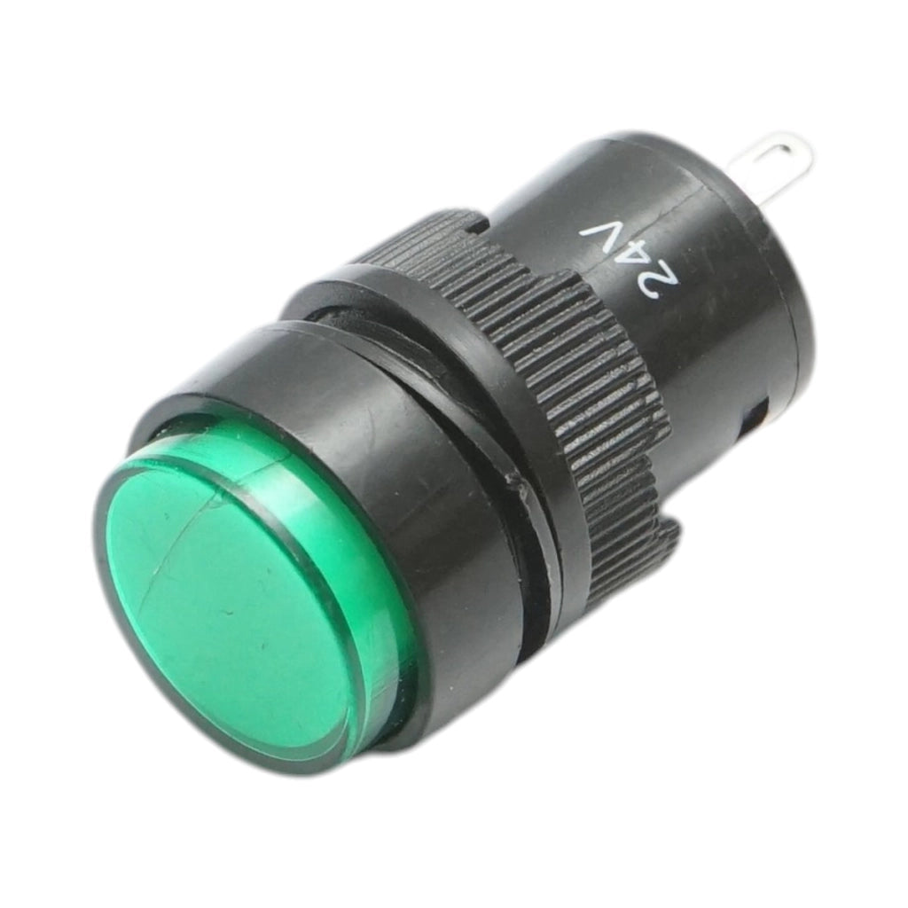 Indicatore di segnale industriale LED verde 24V Ø 16mm Breckner Germany