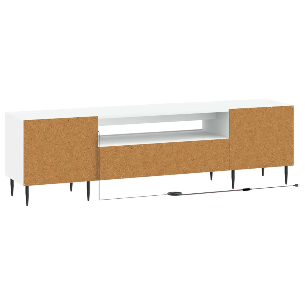 Mobile TV LED HAARLEM 153 x 35 x 43 cm Bianco 896905