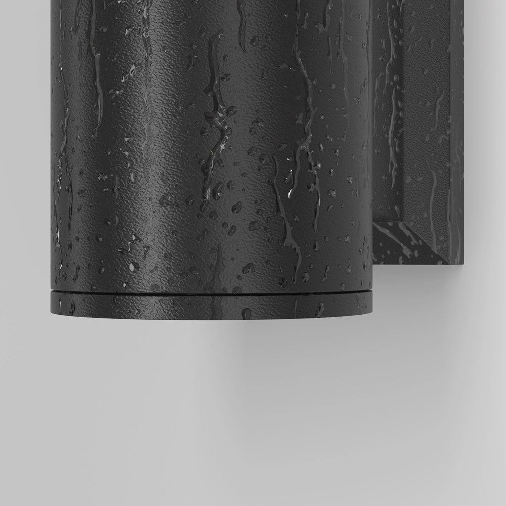 Applique esterna Maytoni Bowery nera alluminio GU10 IP54