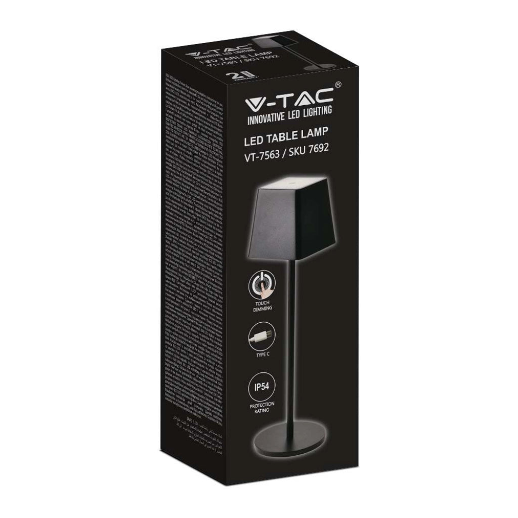 Lampada da tavolo da 2W Black Body IP54 3000K