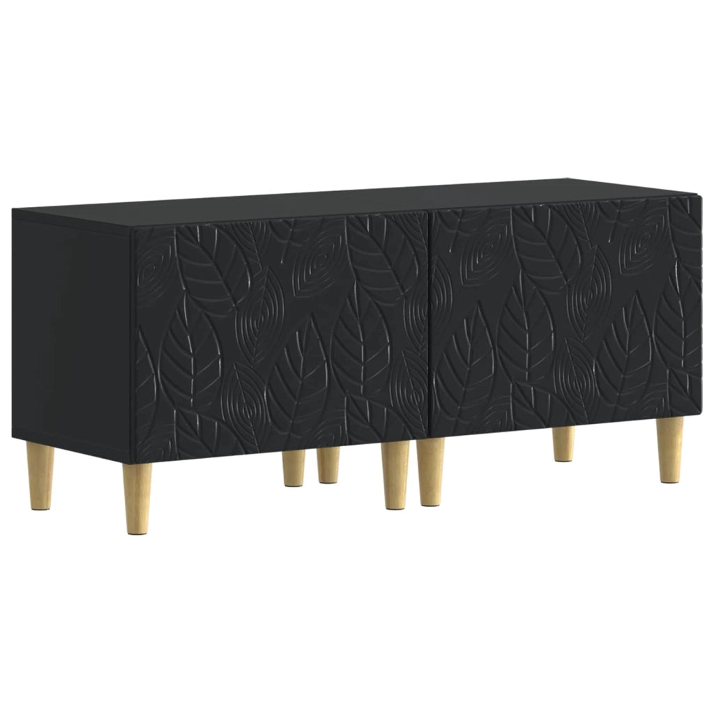 Mobile TV LED a 3 pezzi DELFT Nero Legno ingegnerizzato 3416757